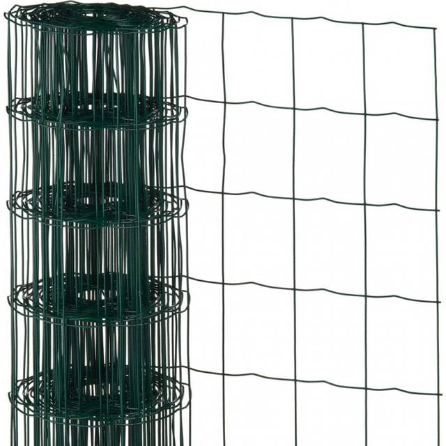 Nature Wire Mesh Rectangular 0.8x10 m Green Fence Aviary Enclosure 6050271