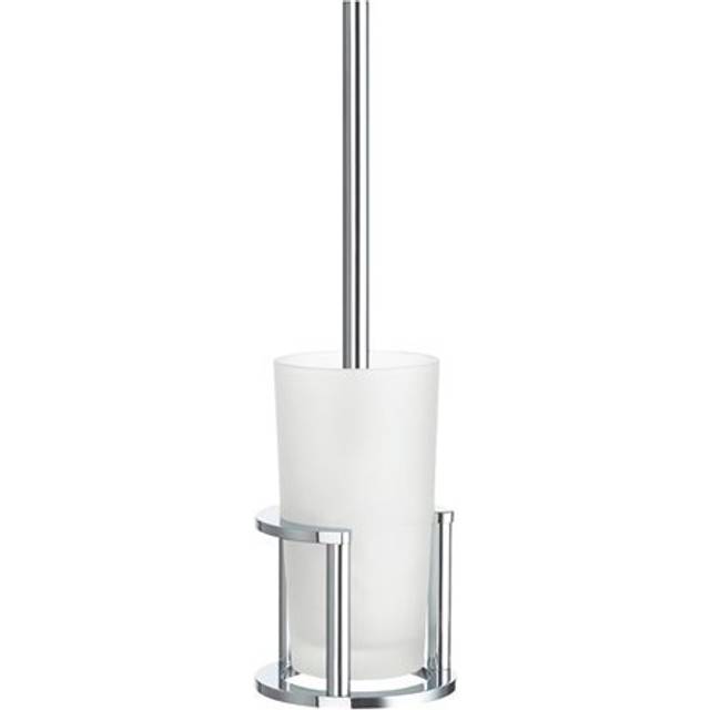 Smedbo WC-borste Outline Fristående Krom Frostat Glas