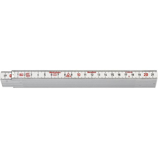 Hultafors GE 59-2-10 VI Måttstock 2 meter Vit