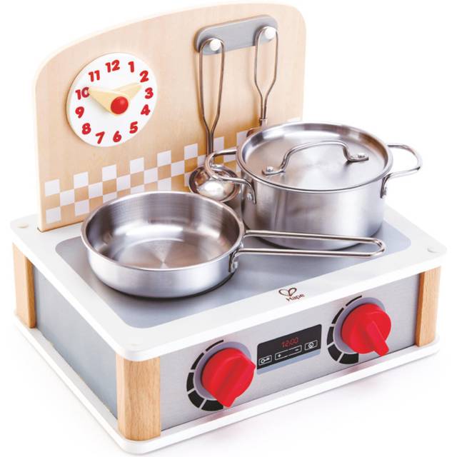 Hape 2-in-1 Kitchen & Grill Set, Multi