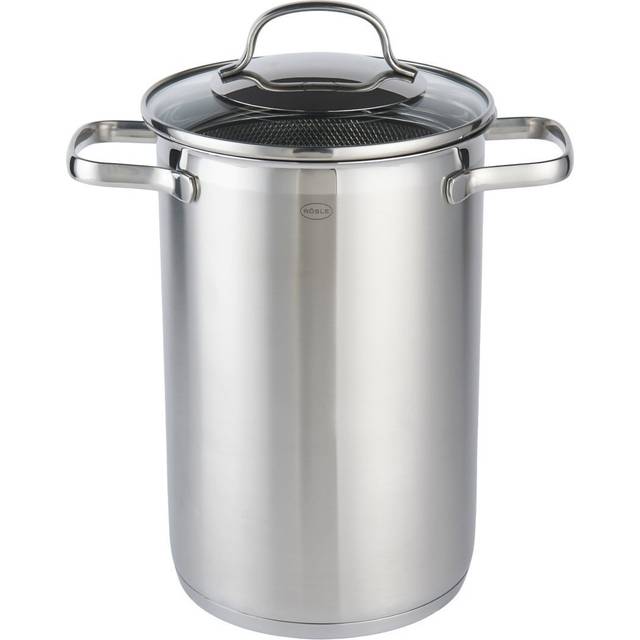 Rösle Elegance asparagus cooking pot 16 cm / 4.5 L with insert - stainless steel