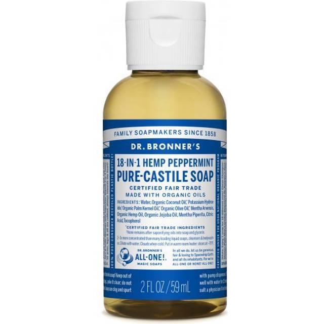 Dr. Bronner’s Castile Soap Peppermint 60 ml