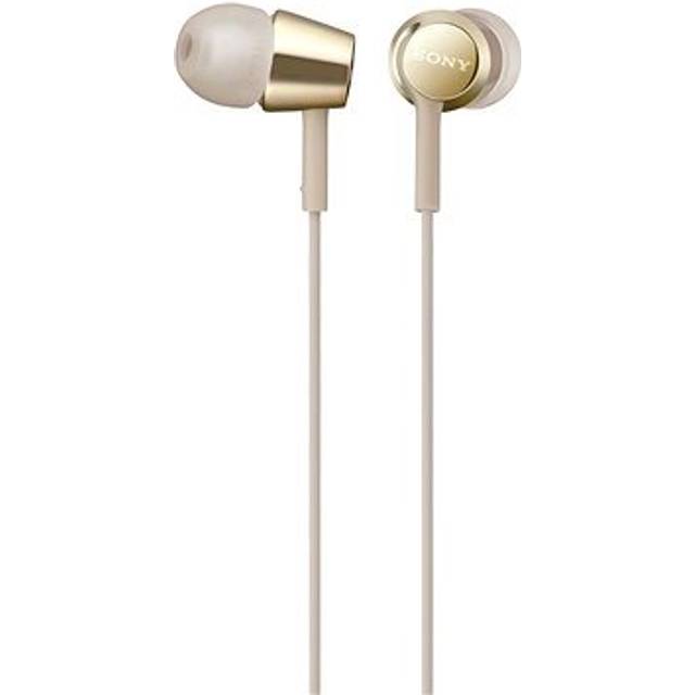 Hörlurar med Mikrofon Sony MDR-EX155AP Röd