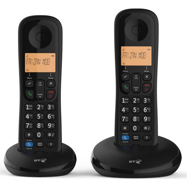Bt everyday dect phones with call blocking, twin handsets - bt