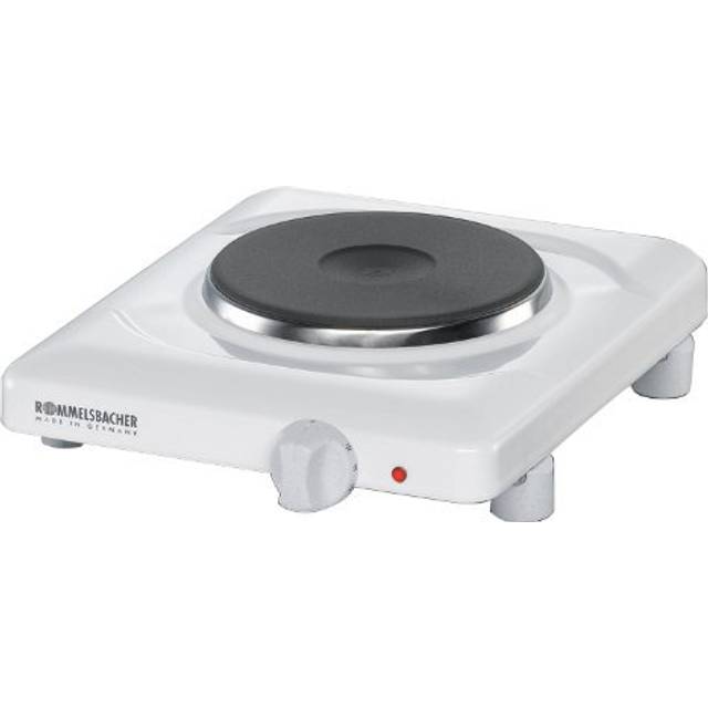 Rommelsbacher THL 1097 - El-varmeplade - 1 kW - hvid