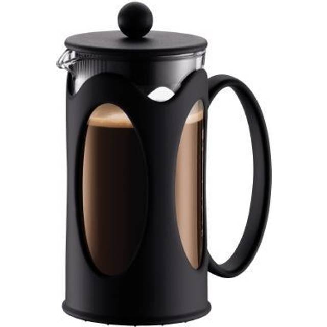 BODUM Kenya 3 kopp franska press kaffebryggare, svart, 0,35 l, 12 oz