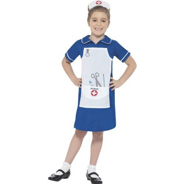 Smiffy's 45633l Nurse Costume (large) -  girls costume fancy dress nurse uniform childs medical kids book outfit week age 412 boys childrens hospital