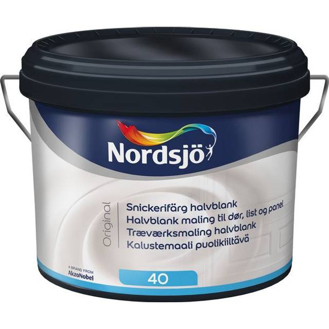 Snickarifärg Original Halvblank G40 Vit 1L, Nordsjö
