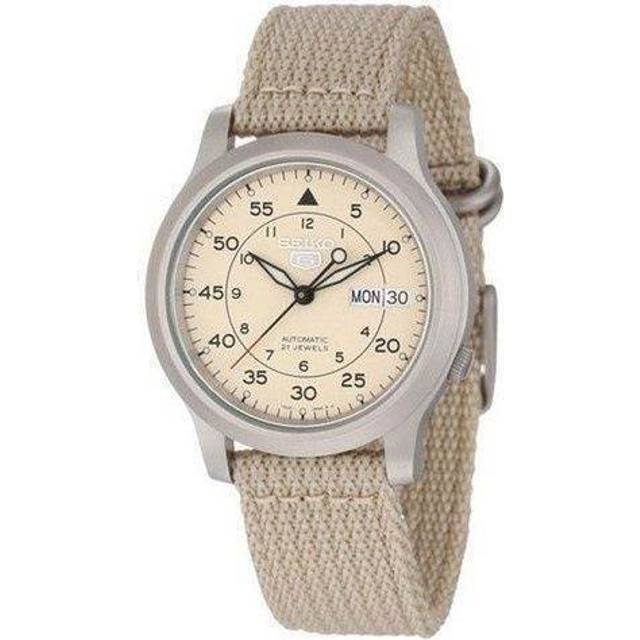 [SEIKO import] Watch Overseas Model Mesh Belt Automatic Winding Beige SNK803K2 Men's [Reimported Product]