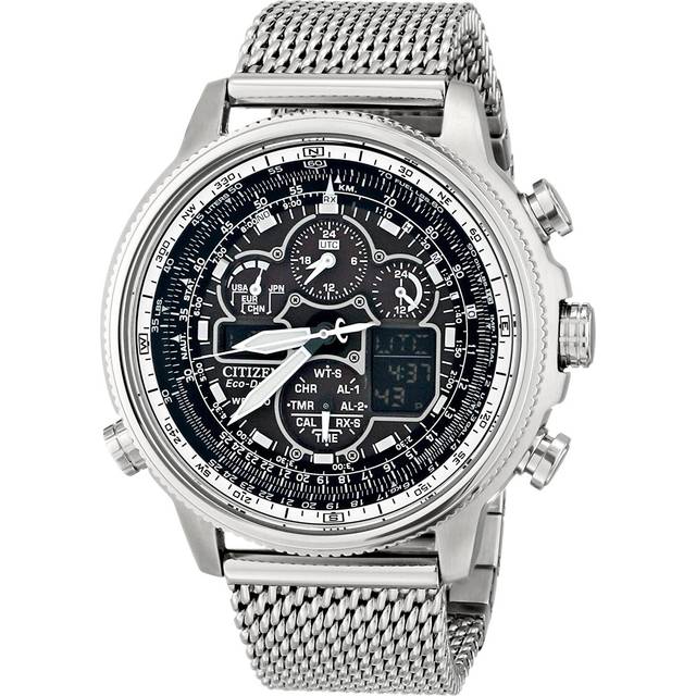 Citizen Eco-Drive Pro Navihawk Gents Watch - Black