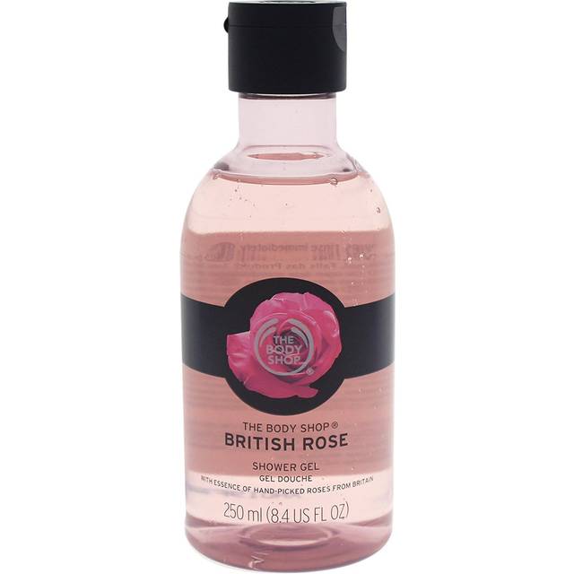 The body shop british rose shower gel 250ml vegan floral body wash