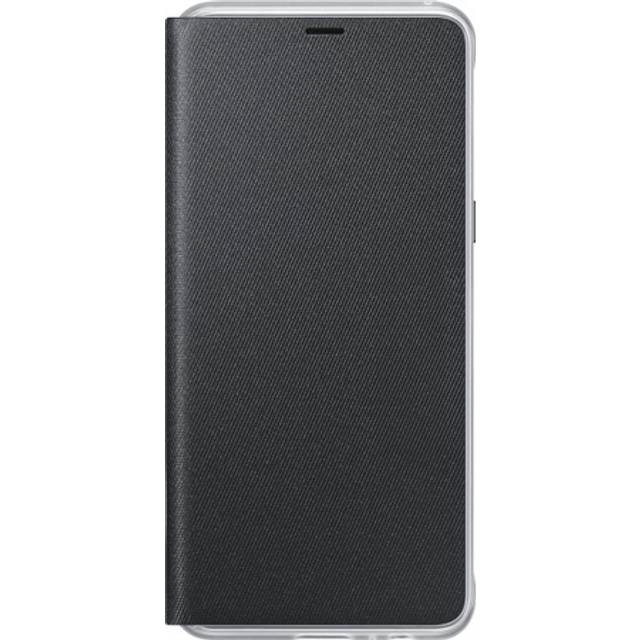 Samsung Neon Flip Case  Edge Notifications for Galaxy A8 Orchid Grey