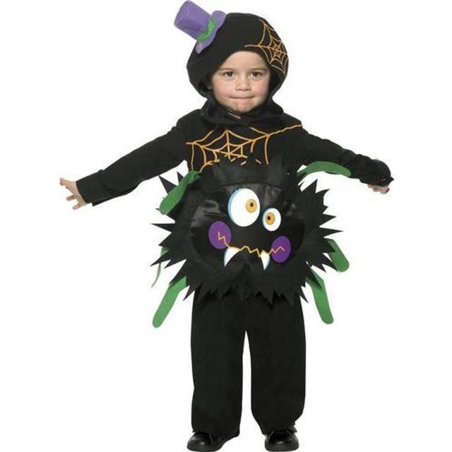 Fancy dress costume childs halloween crazy spider toddler t2 age 3-4 years