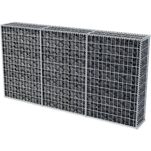 Gabionkorg galvaniserat stål 200x30x100 cm