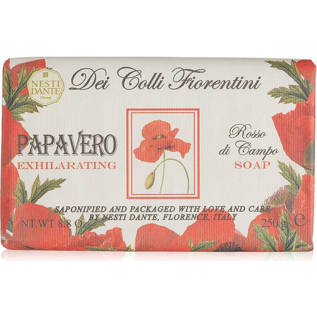 Nesti Dante Dei Colli Fiorentina Triple Milled Vegetabilisk Tvål Vallmo 250 g