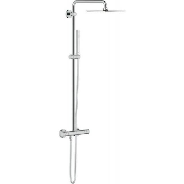 Euphoria System 230 Shower system with thermostat for wall mounting, Chrome (26187000) - Grohe