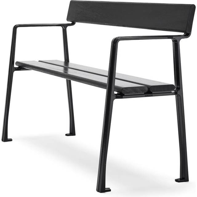 Byarums Bruk - Soffa Piccolo - Oljad Mahogny/Svartlackerad Aluminium - Utomhussoffor - Mårten Cyrén