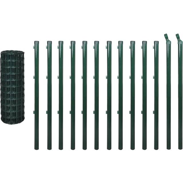 Eurofence stål 25x1 m grön