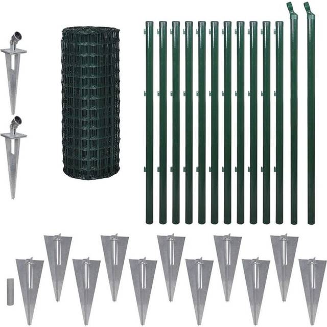 Eurofence stål 25x1 m grön