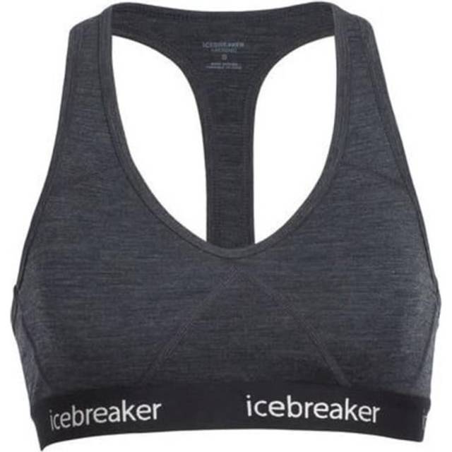 Icebreaker - Women's Sprite Racerback Bra - Merino base layer size XS, grey/blue