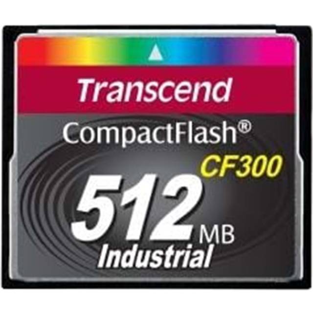 Transcend CF300 512MB 512GB CompactFlash SLC memory card