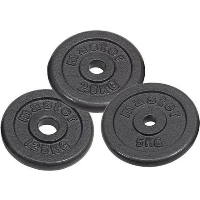 Viktskiva Järn Master Fitness Skolvikt 25 Mm 125 KG