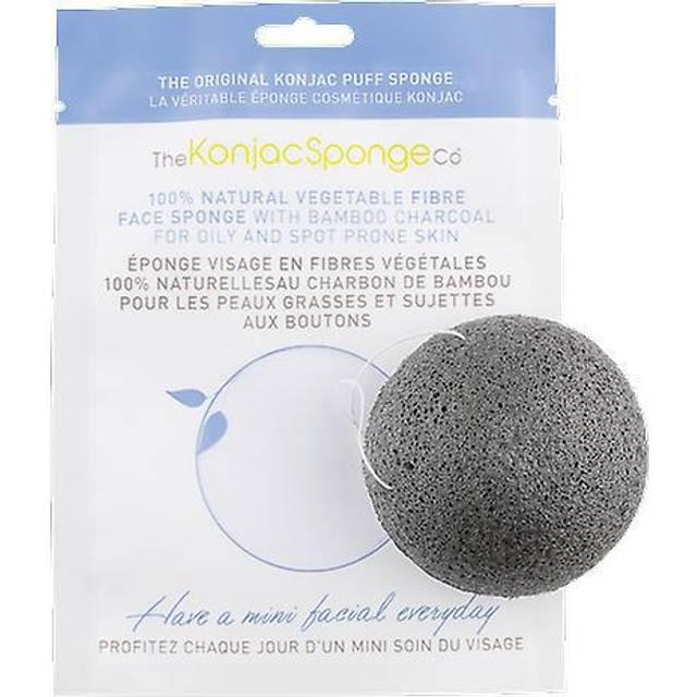 Idento Konjac Sponge - Bamboo Charchoal