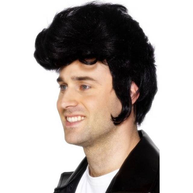 Smiffys rockstar wig, black 42242