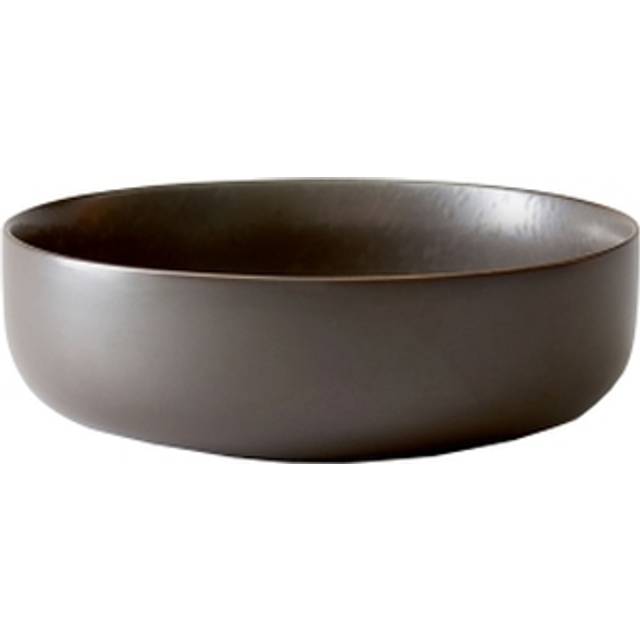 Audo Copenhagen - New Norm Bowl Ø 21,5 cm - Dark Glazed - Djupa tallrikar - Norm Architects - Svart