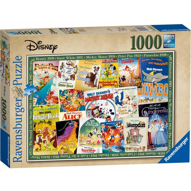 Disney Vintage Movie Posters Jigsaw - 1000 pieces