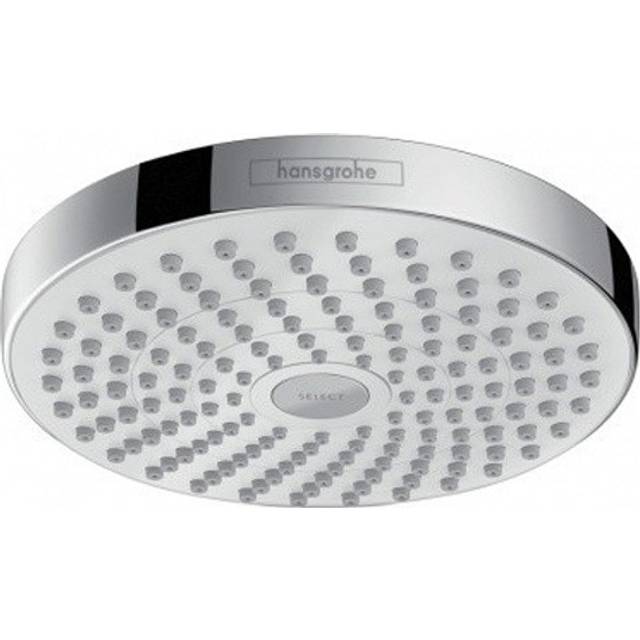 Hansgrohe Croma Select S White/Chrome Overhead Shower 180 2Jet