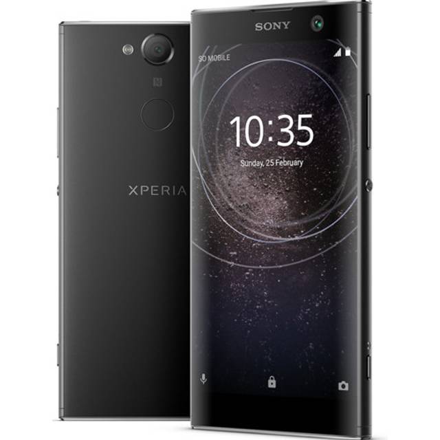 Sony Xperia XA2 smarttelefon (13,2 cm (5,2 tum) Full HD display, 32 GB minne, 3 GB RAM, Android 8.0) svart – tysk version
