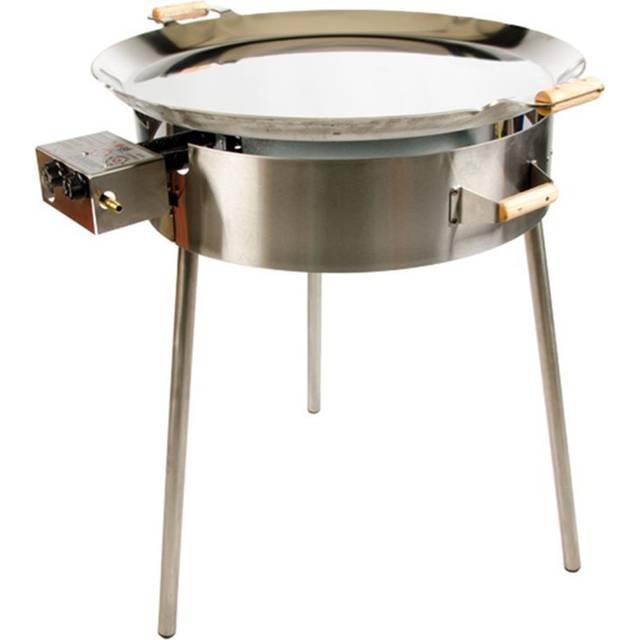 GrillSymbol Set per Padella Paella PRO-720 INOX, Grey, Regular