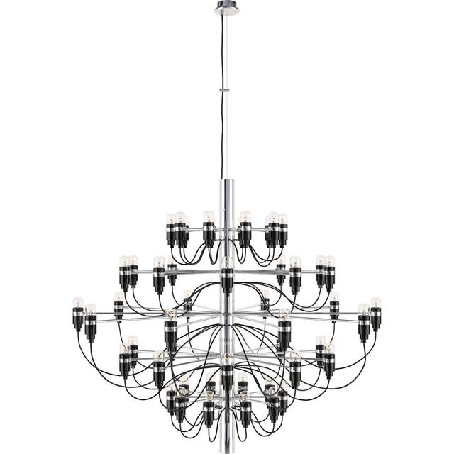 Flos 2097 Sarfatti chandelier Brass 30 lamps