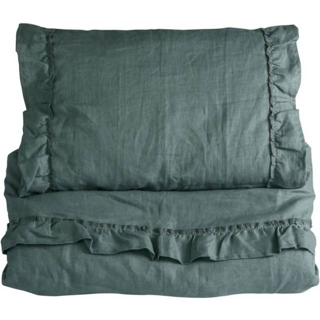 NG Baby Sengetøj 130x100 Mood Ruffles, Light Grey