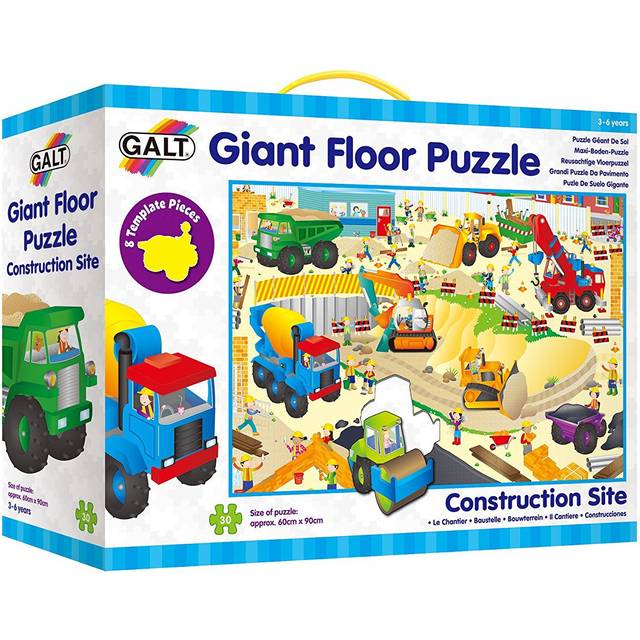 Galt Toys Giant Floor Puzzle Construction Site