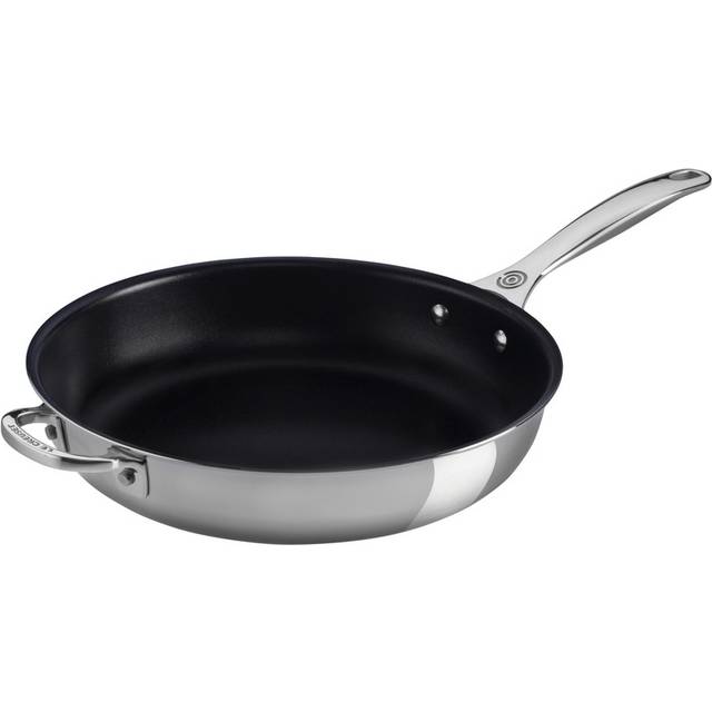 Le Creuset Signature 3-Ply non-stick stekpanna djup Ø32 cm - Svart