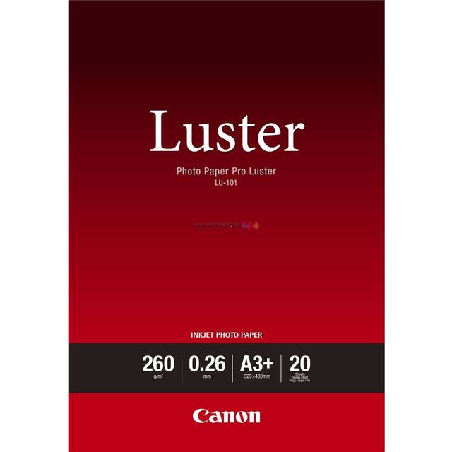 Canon LU-101 Luster Photo Paper Pro A3 Plus - 20 Sheets (OSFA)