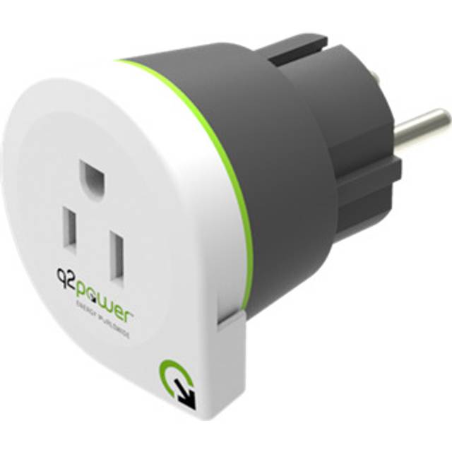 Q2Power USA to Europe Rejseadapter