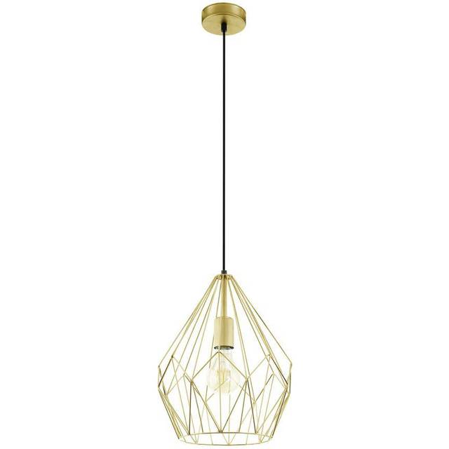EGLO Carlton Pendant Light - Black | TJ Hughes