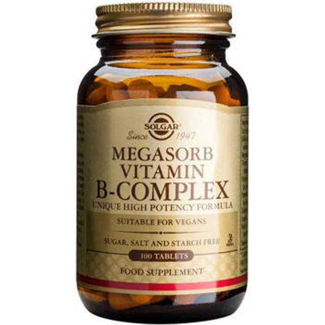 Solgar Megasorb B-Complex 50 100 Tablets