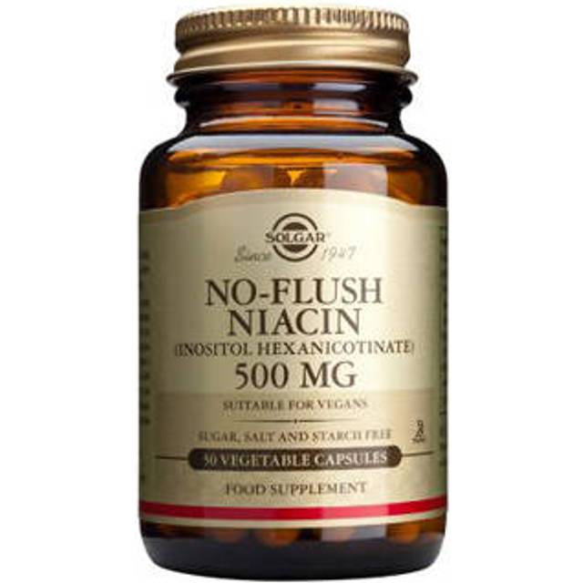 Solgar No-Flush Niacin (Inositol Hexanicotinate) 500mg 50 Capsules