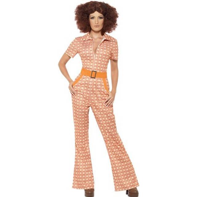Women's 1970s Chic Costume -  dress 70s fancy costume authentic chic ladies adult jumpsuit outfit womens retro 1970s disco