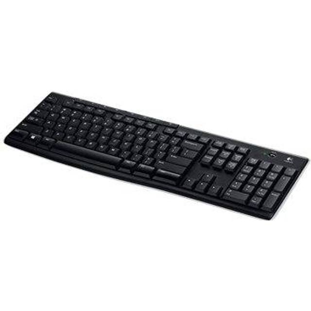 Logitech K270 – trådlöst tangentbord med Unifying-mottagare in Svart, Suisse/Schweizer (Qwertz)