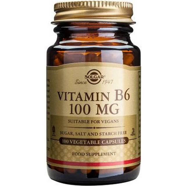 Solgar Vitamin B6 100 mg - 100 Vegetable Capsules
