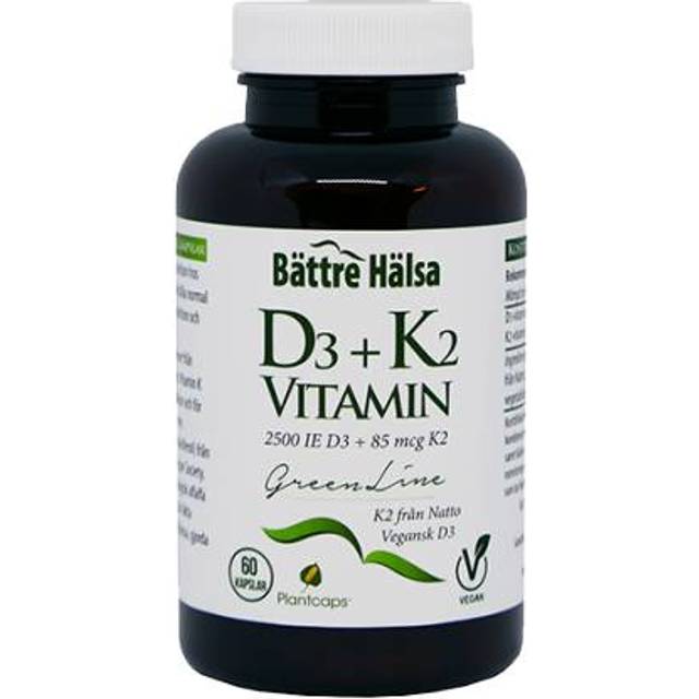 Närokällan D-vitamin 2500 + K2 Vegan