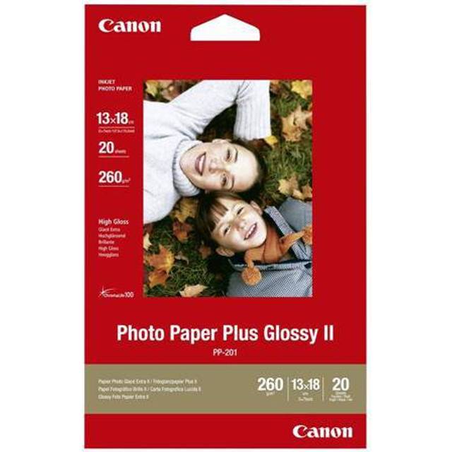 Canon PIXMA PP-201 (13cm x 18cm) 265g/m2 Plus Glossy II Photo Paper