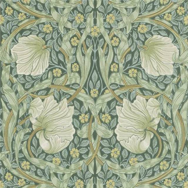 Morris & Co Pimpernel Tapet Privet/Slate tapet