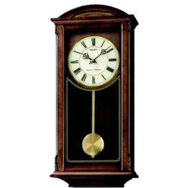 Seiko Long Case Pendulum Chiming Wall Clock QXH030B