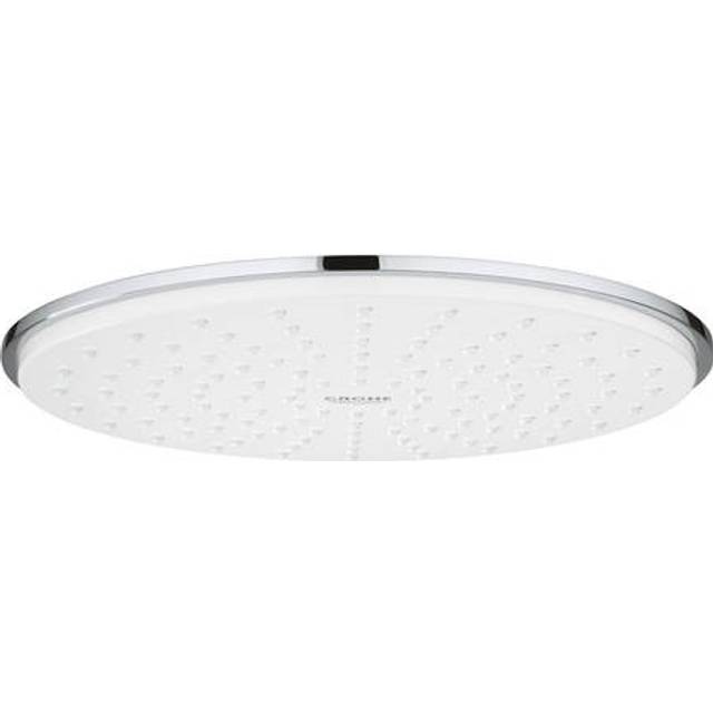 Grohe Rain shower Cosmo Large Fixed Shower Head With Flow Limiter- Moon White